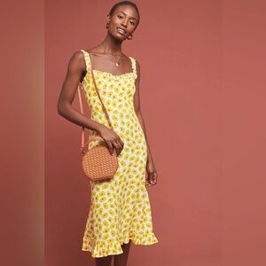 FAITHFULL THE BRAND Sunflower MIDI Dress
